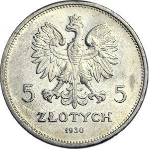 5 złotych 1930, Sztandar, menniczy