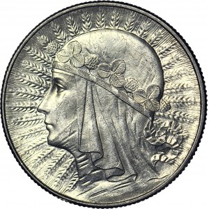 5 złotych 1933, Głowa, mennicza