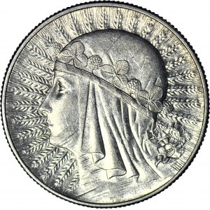 5 złotych 1933, Głowa, mennicza