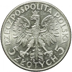 5 złotych 1933, Głowa, mennicza