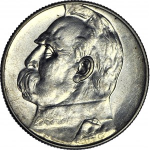 5 złotych 1934, Piłsudski, urzędowy, menniczy