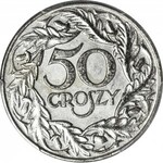 50 groszy 1938 niklowane, mennicze