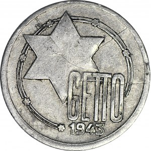Getto, 10 Marek 1943, Aluminium, cienki krążek