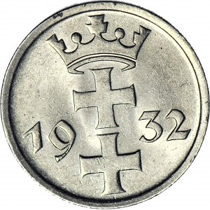 Wolne Miasto Gdańsk, 1 gulden 1932, menniczy