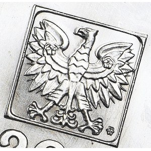 RRR-, 200 Złotych 1974, XXX LAT PRL, SKRĘTKA 20st. + DESTRUKT - DOUBLE DIE