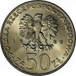 RR-, 50 złotych 1981, Bolesław Chrobry, DESTRUKT - DOUBLE DIE