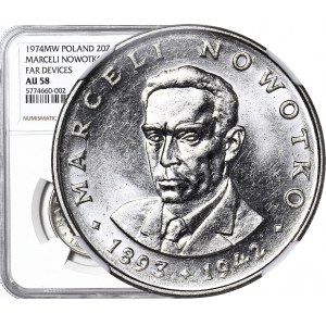 RR-, 20 złotych 1974, Nowotko, MAŁY ORZEŁ, rzadkość