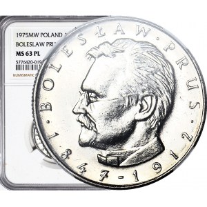 RRR-, 10 złotych 1975 Bolesław Prus, pierwszy raz na Onebid