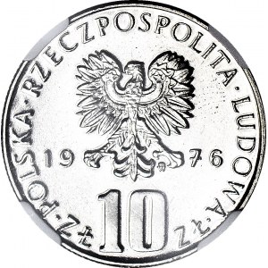 RRR-, 10 złotych 1976 Bolesław Prus, PROOFLIKE, jedyne, pierwszy raz na Onebid