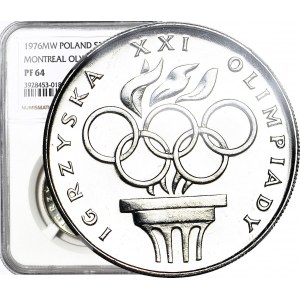 RR-, 200 złotych 1976 Igrzyska XXI Olimpiady MONTREAL, stempel lustrzany