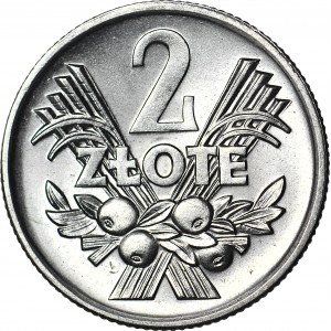 2 złote 1970, Jagody, mennicze