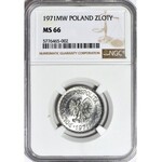 1 złoty 1971, mennicze