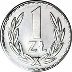 1 złoty 1981, rewers świeży stempel