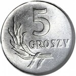 5 groszy 1967, mennicze