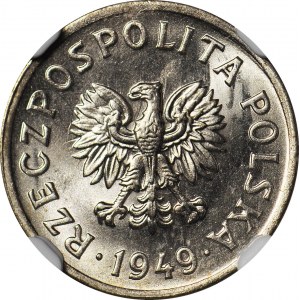 10 groszy 1949, miedzionikiel, mennicze