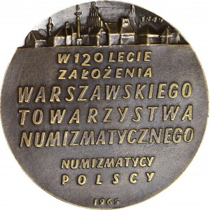 Medal ROCZNICOWY Karol Beyer – 120 lecie WTN 1965 r.