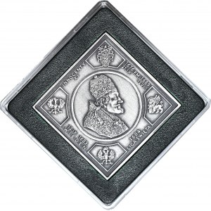 Klipa srebrzona Innocenty XI wzorowana na bardzo rzadkim medalu z 1684 roku
