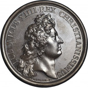 Francja, Ludwik XIV, Medal suita J. Maugera, zdobycie Besançon w 1668
