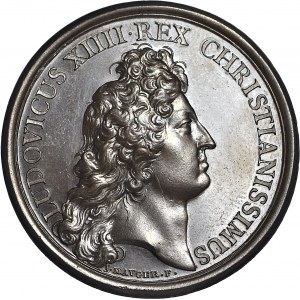 Francja, Ludwik XIV, Medal suita J. Maugera, drugie zdobycie Dole w 1668