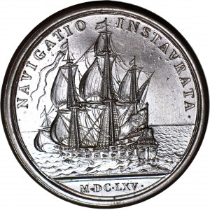 Francja, Ludwik XIV, Medal suita J. Maugera, Powstanie floty francuskiej 1685