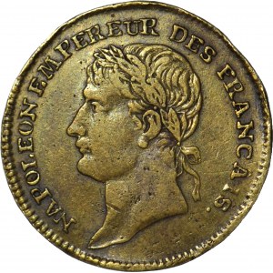 Medal z zawarcia w 1809 roku traktatu w Schoenbrunn. POLONICA