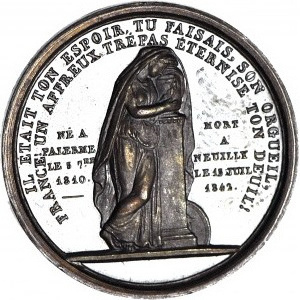 Francja, Medal pamiątkowy śmierci Ferdynanda Filipa w 1842