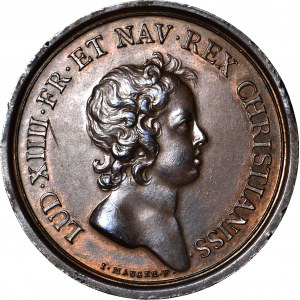 Francja, Ludwik XIV, Medal suita J. Maugera, Zdobycie 30 miast w Niemczech