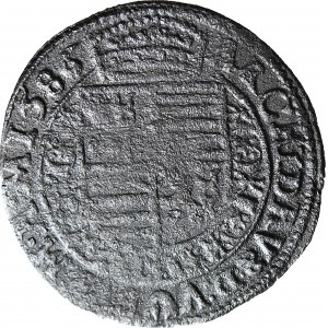 RR-, Czechy, Rudolf II 1572-1612, Dukat 1586, fałszerstwo z epoki
