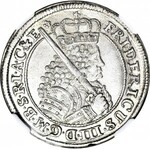 Niemcy, Brandenburg (Prusy), Fryderyk III, Ort 1698 SD, Królewiec, miecz za E