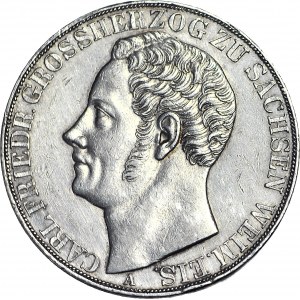 Niemcy, Sachsen-Weimar-Eisenach, 2 talary (3 1/2 guldena) 1840 A