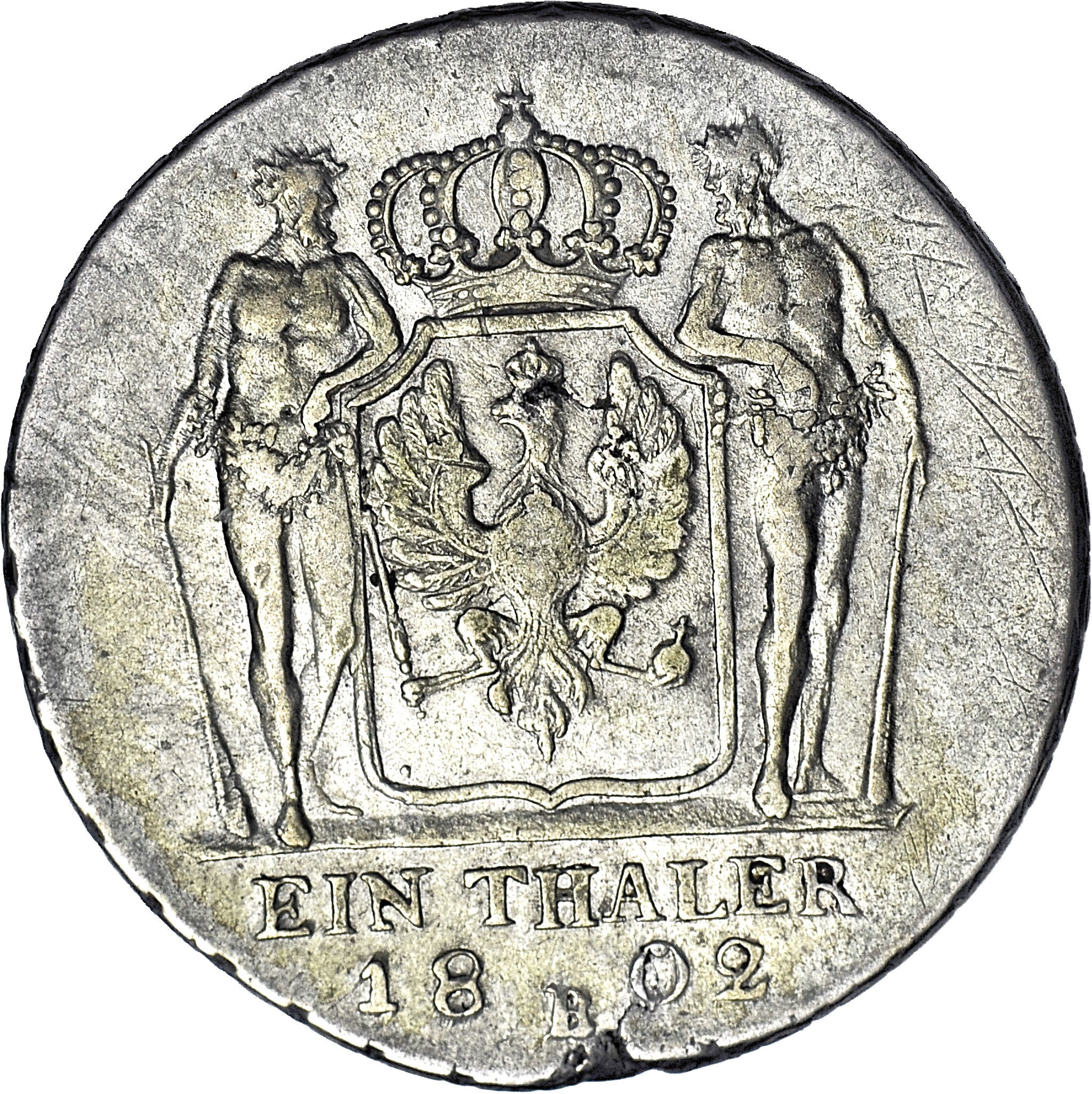 Niemcy Prusy Fryderyk Wilhelm III Talar 1802 B Wroc aw Aukcja 