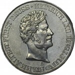 Niemcy, Reuss, 2 talary (3 1/2 guldena) 1843, nakład 500szt.!!!