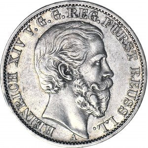 Niemcy, Reuss - Schleiz, Henryk XIV, Talar 1868 A, Berlin