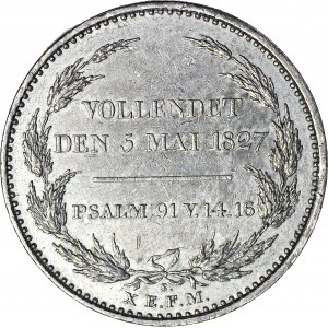 Niemcy, Saksonia, Talar pośmiertny 1827 S