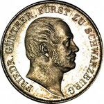 Niemcy, Schwarzburg-Rudolstadt, Fryderyk Wilhelm IV, Talar 1859, nakład 6000szt., PP