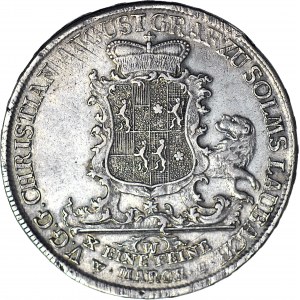 Niemcy, Solms-Laubach, Grafschaft Christian August, Talar 1767, rzadkość