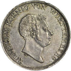 Niemcy, Wirtembergia, Wilhelm I, Talar 1833, Wolny handel