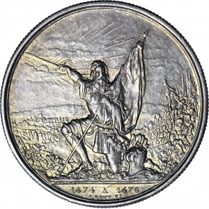 Szwajcaria, 5 franków 1874, St. Gallen, Talar strzelecki