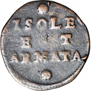 Włochy - Wenecja dla wojsk w Dalmacji i na Korfu, 2 soldi bez daty, 1686