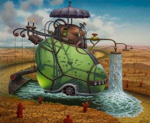 Jacek Yerka (ur. 1952), Aquarius, 2008