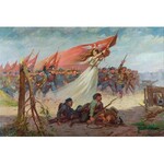 Stanisław BAGIEŃSKI (1876-1948), Polonia prowadząca do boju, ok. 1920