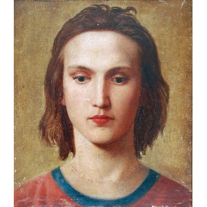 Malarz nieokreślony (XIX w.), Portret młodzieńca, ok. poł. XIX w.