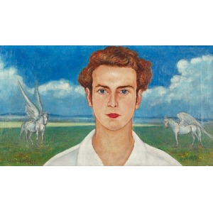 Wlastimil HOFMAN (1881-1970), Portret symboliczny - Konrad Eberhardt, 1953