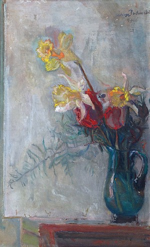 Kasper POCHWALSKI (1899-1971), Kwiaty w wazonie, 1966