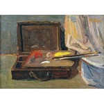 Maurycy BLOND (1899-1974), Martwa natura z paletą i kasetą malarską