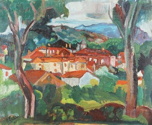 Henryk EPSTEIN (1890-1944), Pejzaż z południa, 1921