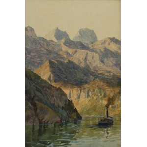 Michael Zeno DIEMER (1867-1939), Statek  na rzece