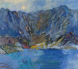 Jan SZANCENBACH (1928-1998), Szary dzień - z cyklu „Morskie Oko”, 1994