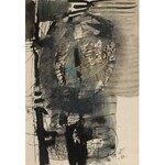 Władysław POPIELARCZYK (1925-1987), Kompozycja z figurą, 1961