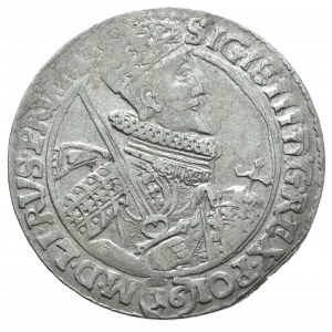 Zygmunt III Waza, ort 1621, Bydgoszcz, PRV.M+, (16) pod popiersiem